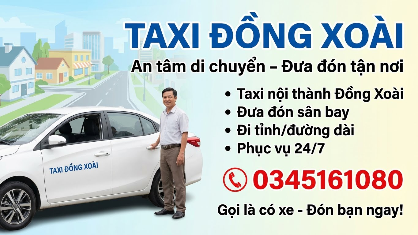 Taxi đi tỉnh khác từ Đồng Xoài phục vụ chuyến đường dài