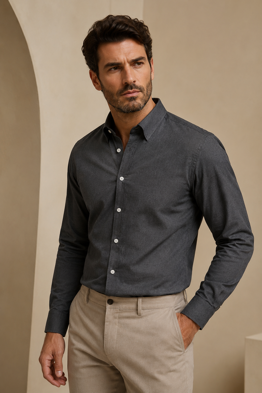 Áo Sơ Mi Nam Oxford 3 Áo Sơ Mi Nam Oxford - Ảnh 3
